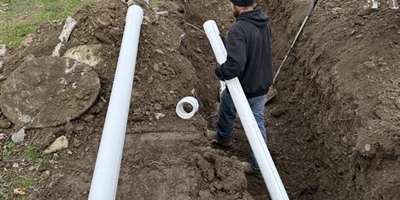 Sewer Tie-In Wrapped Up Just in Time