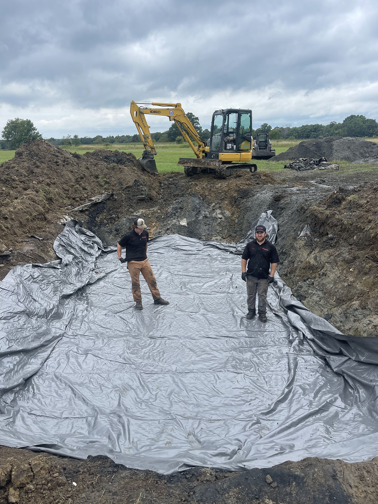 Installation of a new leach field